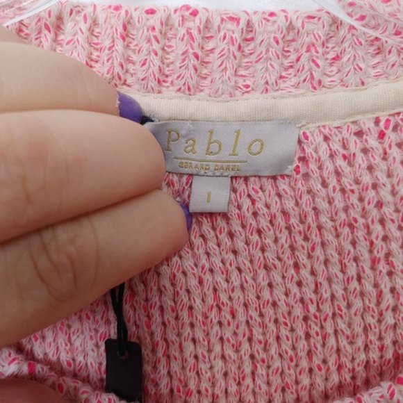 Italian pink sweater warm cozy - Picture 4 of 4